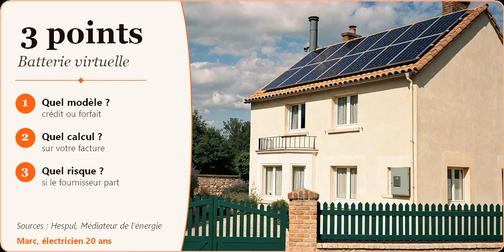 Batterie virtuelle avis d’électricien : trois points à vérifier avant de souscrire une offre solaire